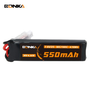 BONKA Micro FPV 550mAh 90C 2S HV Racing LiPo